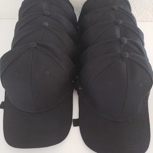 Black Baseball Cap bundle  10Pc